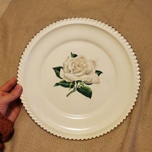 Vintage Gold Rimmed 22kt Gold Georgian China Plate